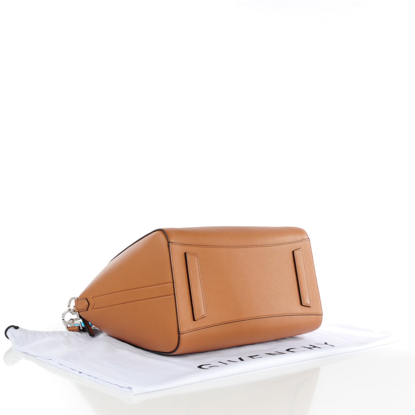 Sugar Goatskin Medium Antigona Caramel Brown