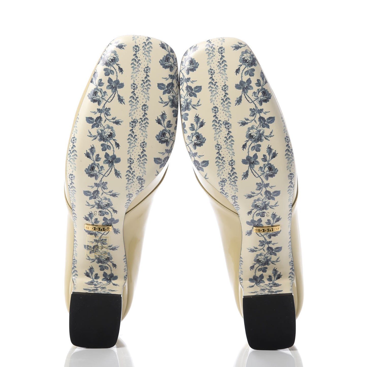 Vernice GG Victoire 55mm Loafer Pumps 38 Sand Storm