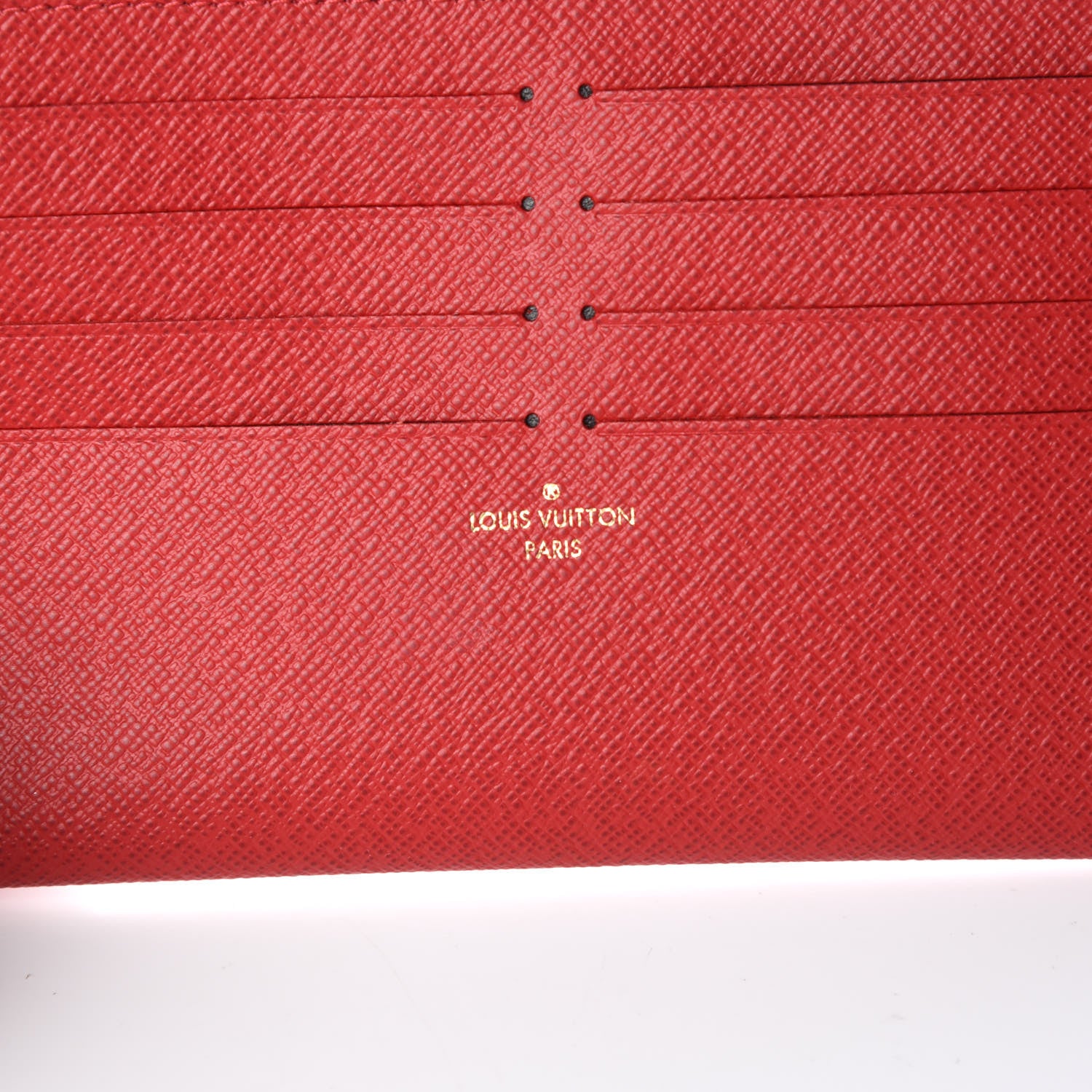 Louis Vuitton Calfskin Felicie Card Holder Insert Cherry 6 of 6