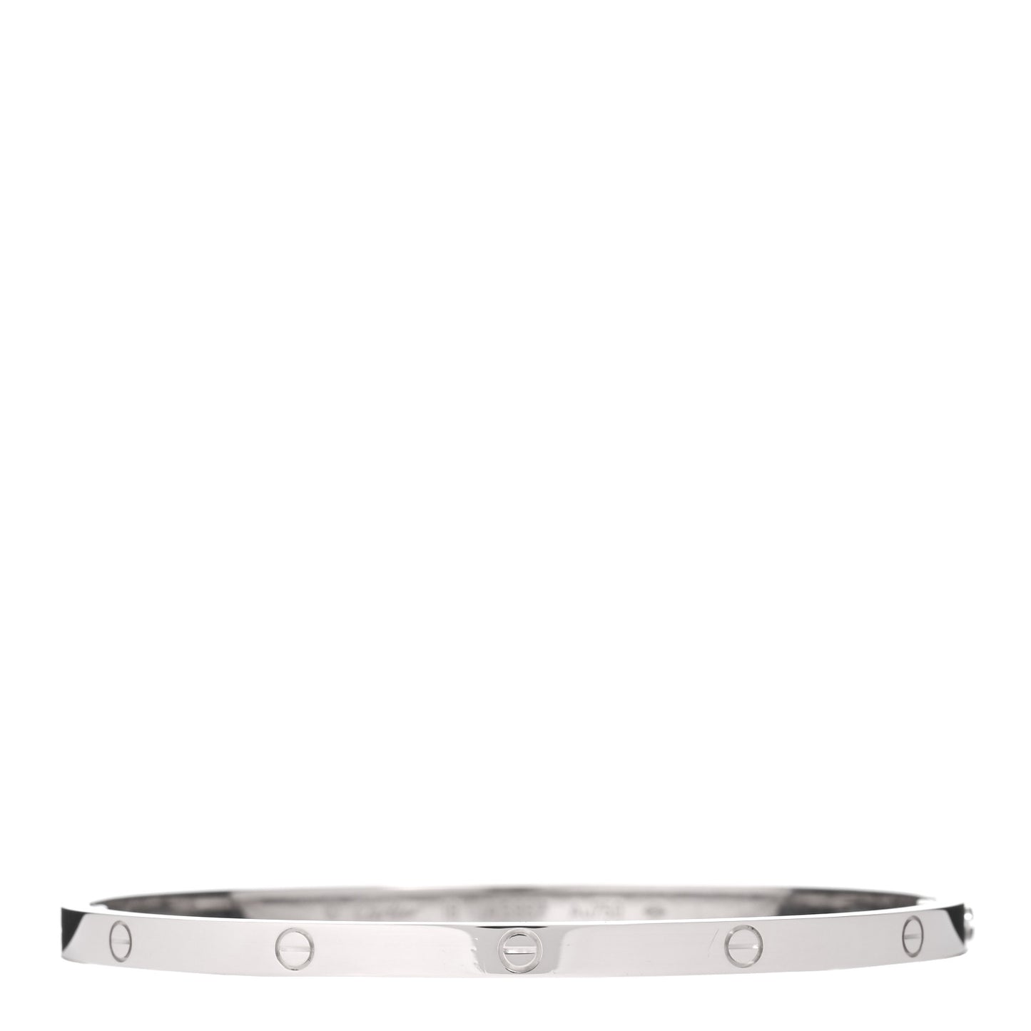 18K White Gold Small LOVE Bracelet 18