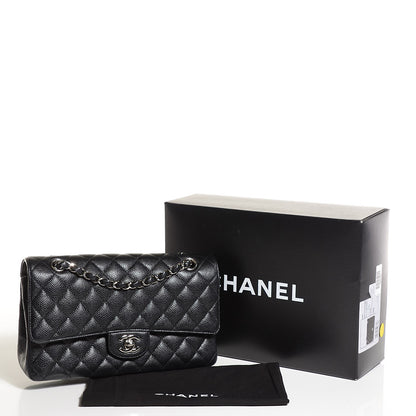 Chanel Caviar Quilted Medium Double Flap Black 10 of 10