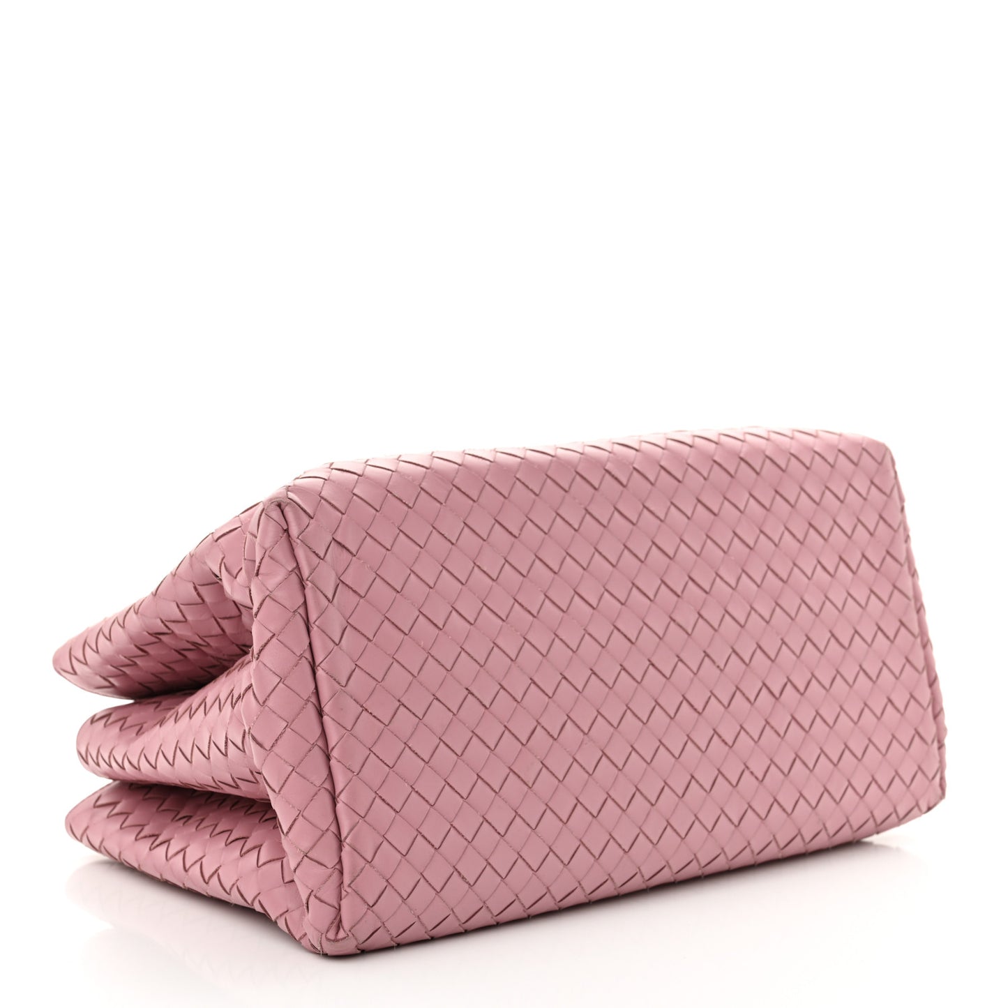 Nappa Intrecciato Small Roma Tote Mallow