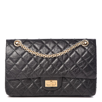 Chanel Aged Calfskin 50th Anniversary 2.55 Reissue 225 Flap Black 1 of 7