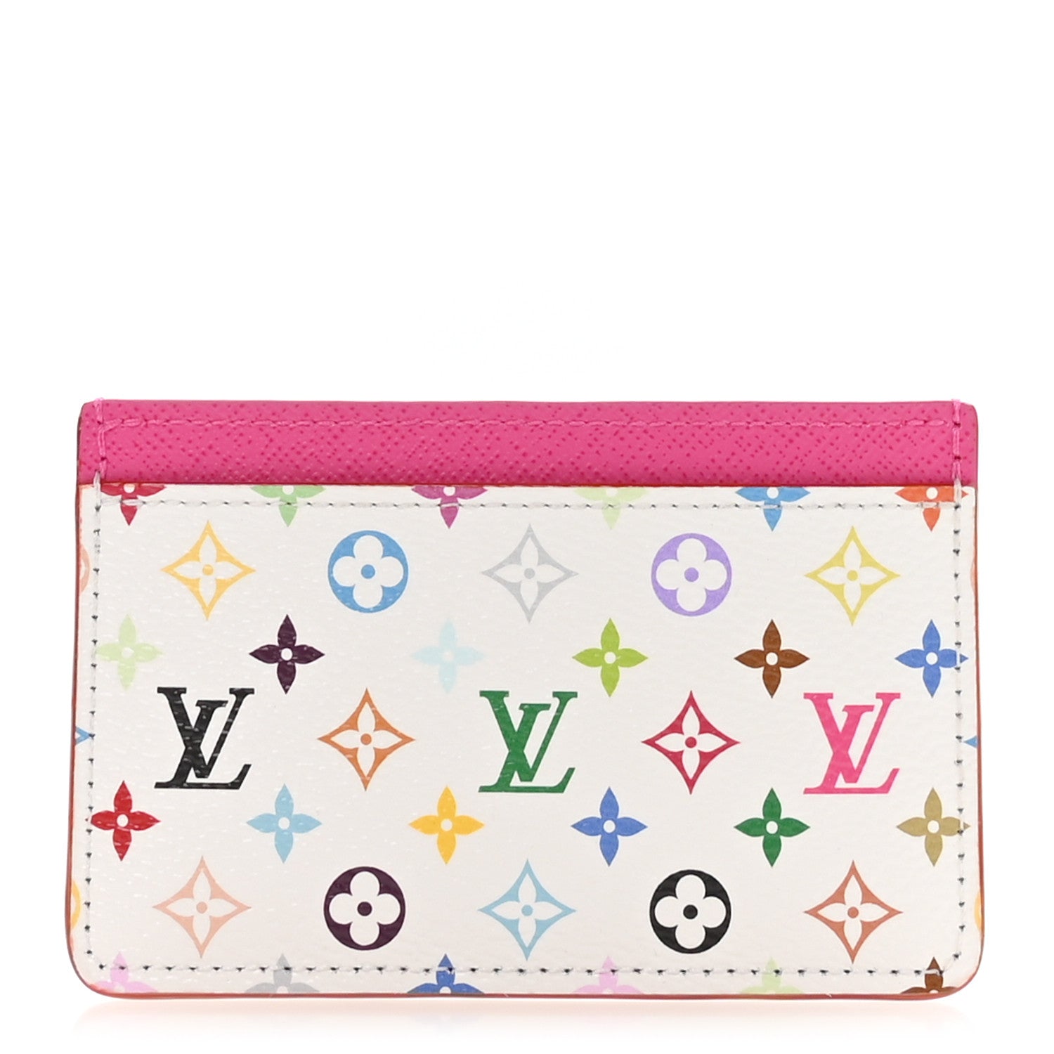 Louis Vuitton LV X TM Monogram Multicolor Card Holder Kawaii Pink 1 of 6