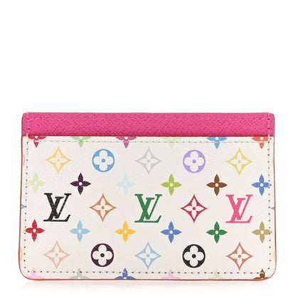 Louis Vuitton LV X TM Monogram Multicolor Card Holder Kawaii Pink 1 of 6