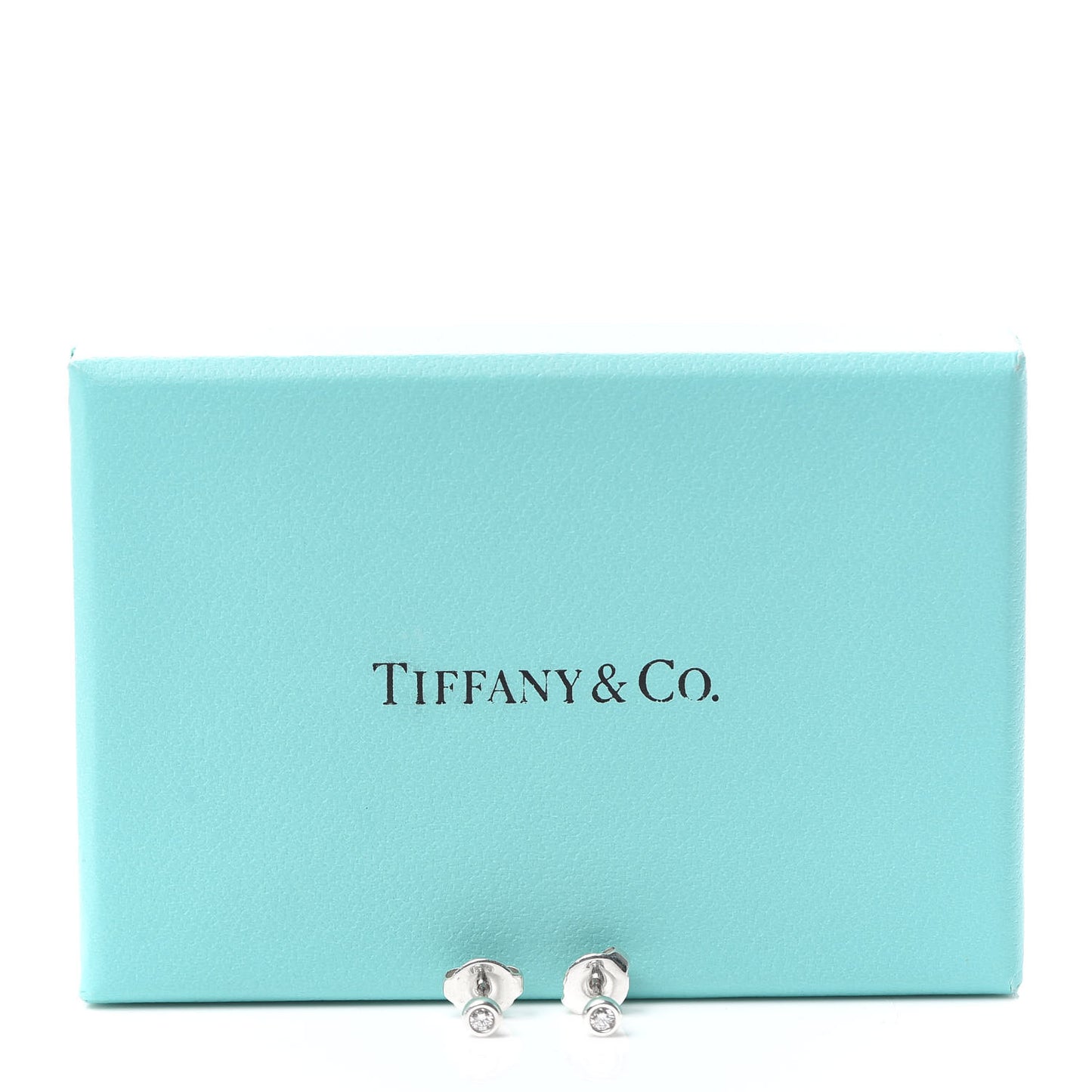 Sterling Silver Diamond .10ctw Elsa Peretti Diamonds By The Yard Earrings
