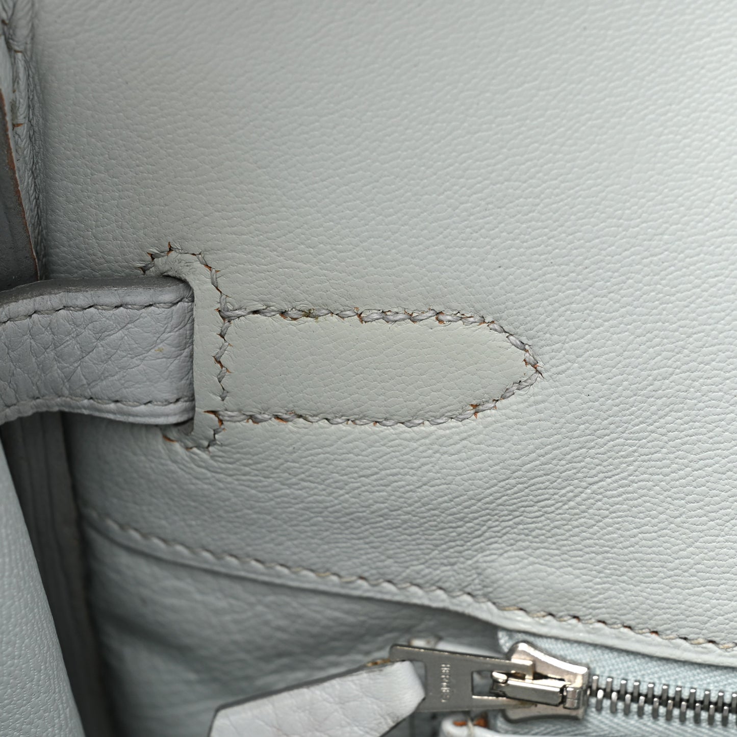 Taurillon Clemence Birkin 35 Gris Perle
