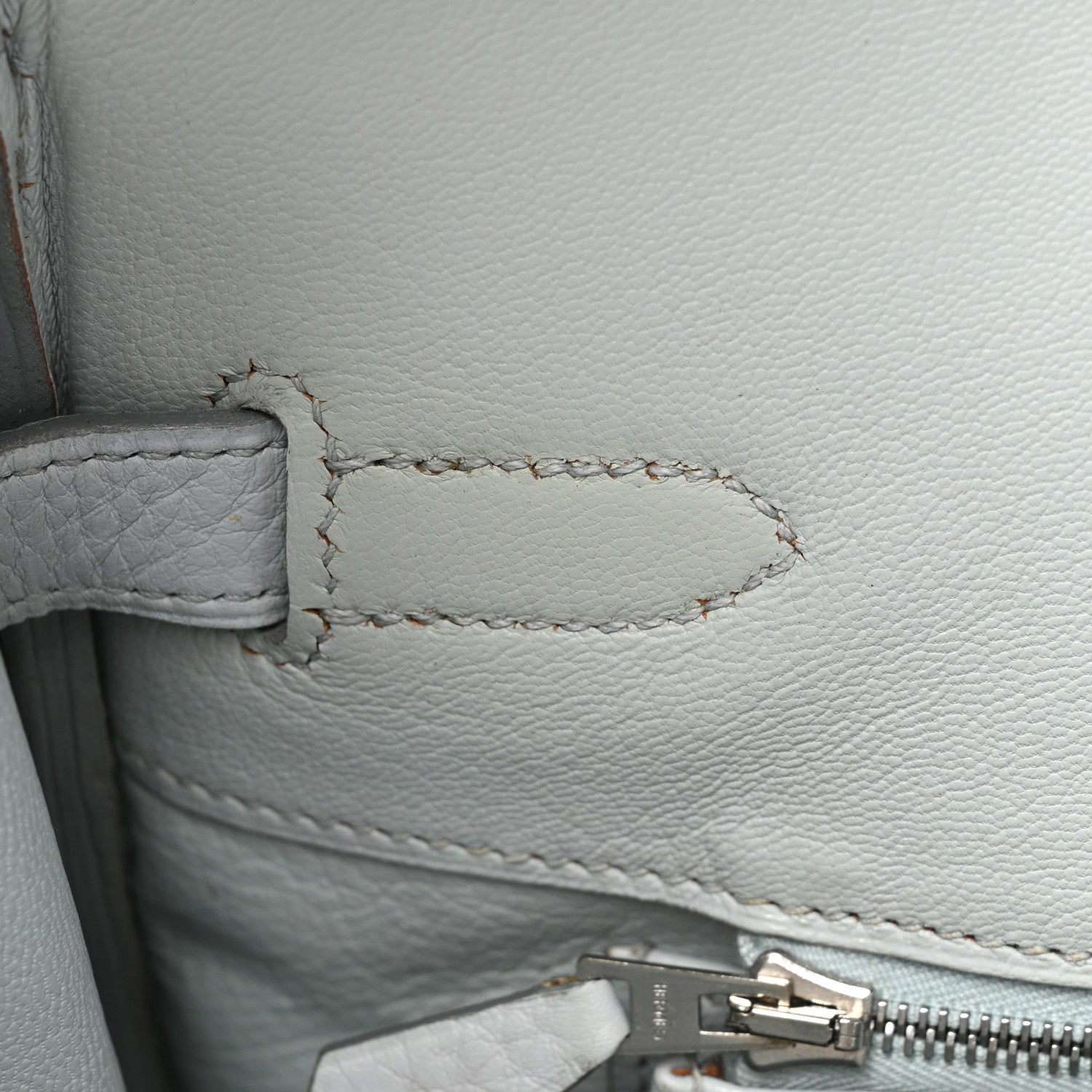 Hermes Taurillon Clemence Birkin 35 Gris Perle 12 of 25