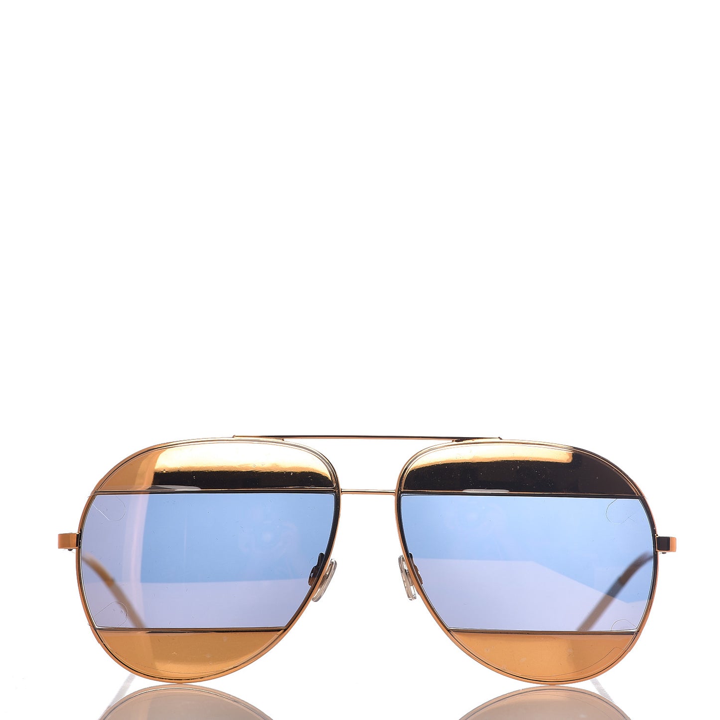 Split 1 Aviator Sunglasses Gold