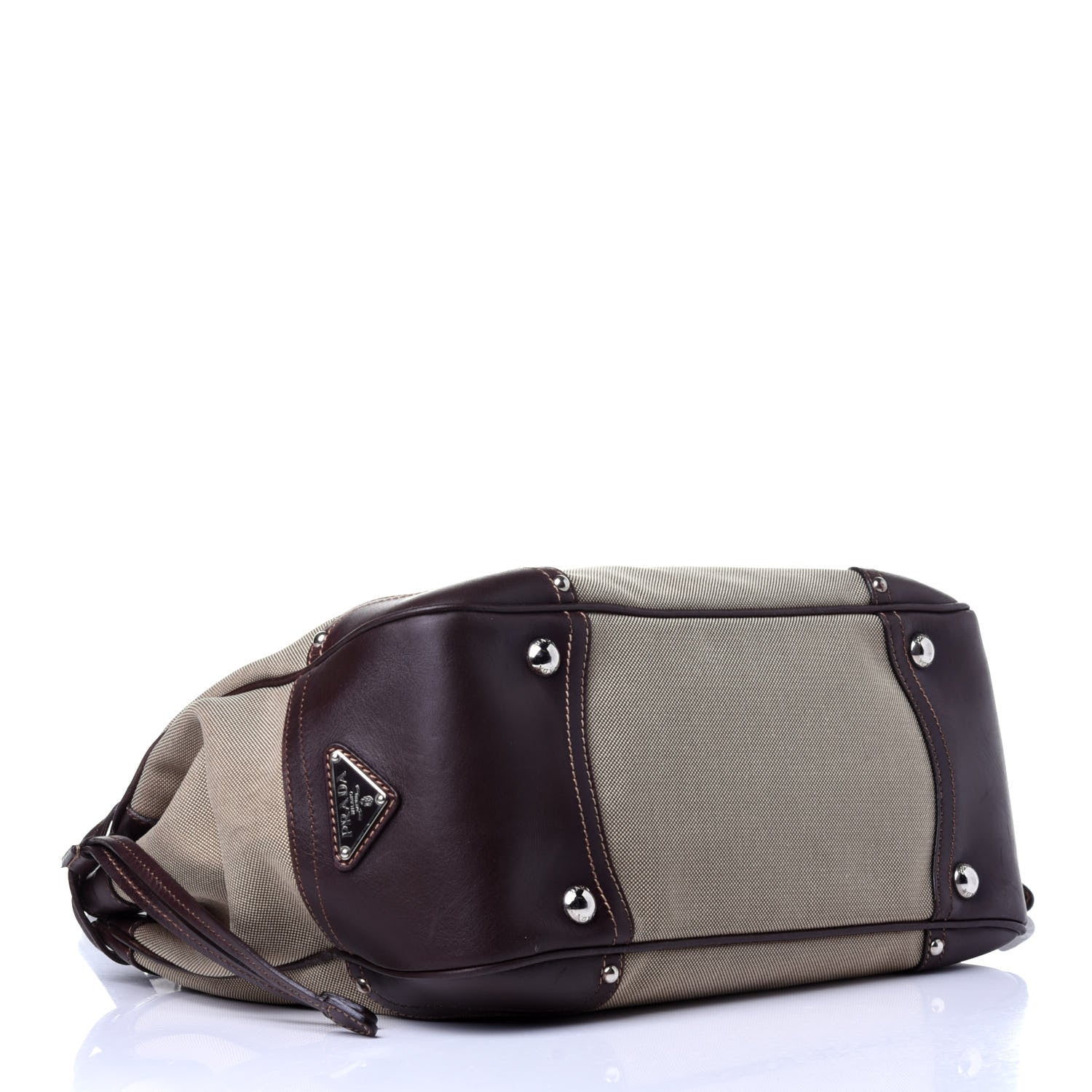 Prada Jacquard Logo Tote Corda Bruciato 4 of 11