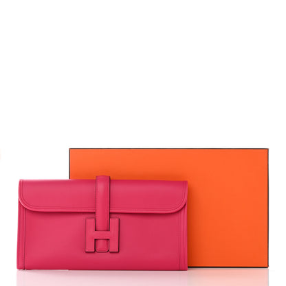 Hermes Swift Verso Jige Elan 29 Clutch Rose Mexico Rouge Piment 11 of 11