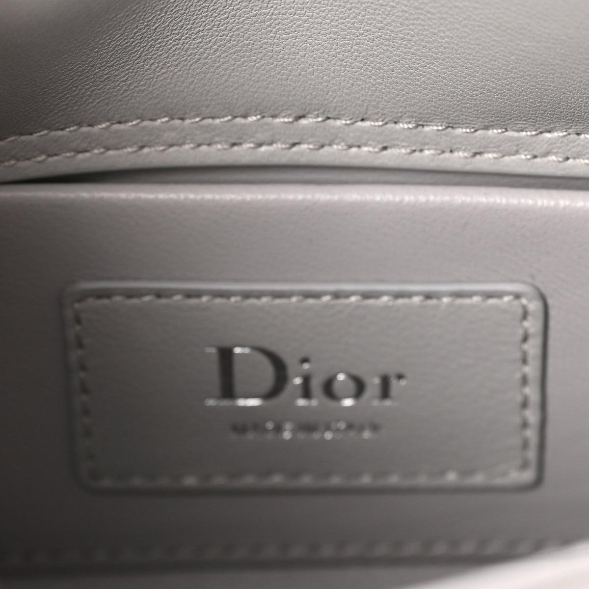 Christian Dior Lambskin Crystal Embroidered Mini Lady D-Joy Argent 6 of 10