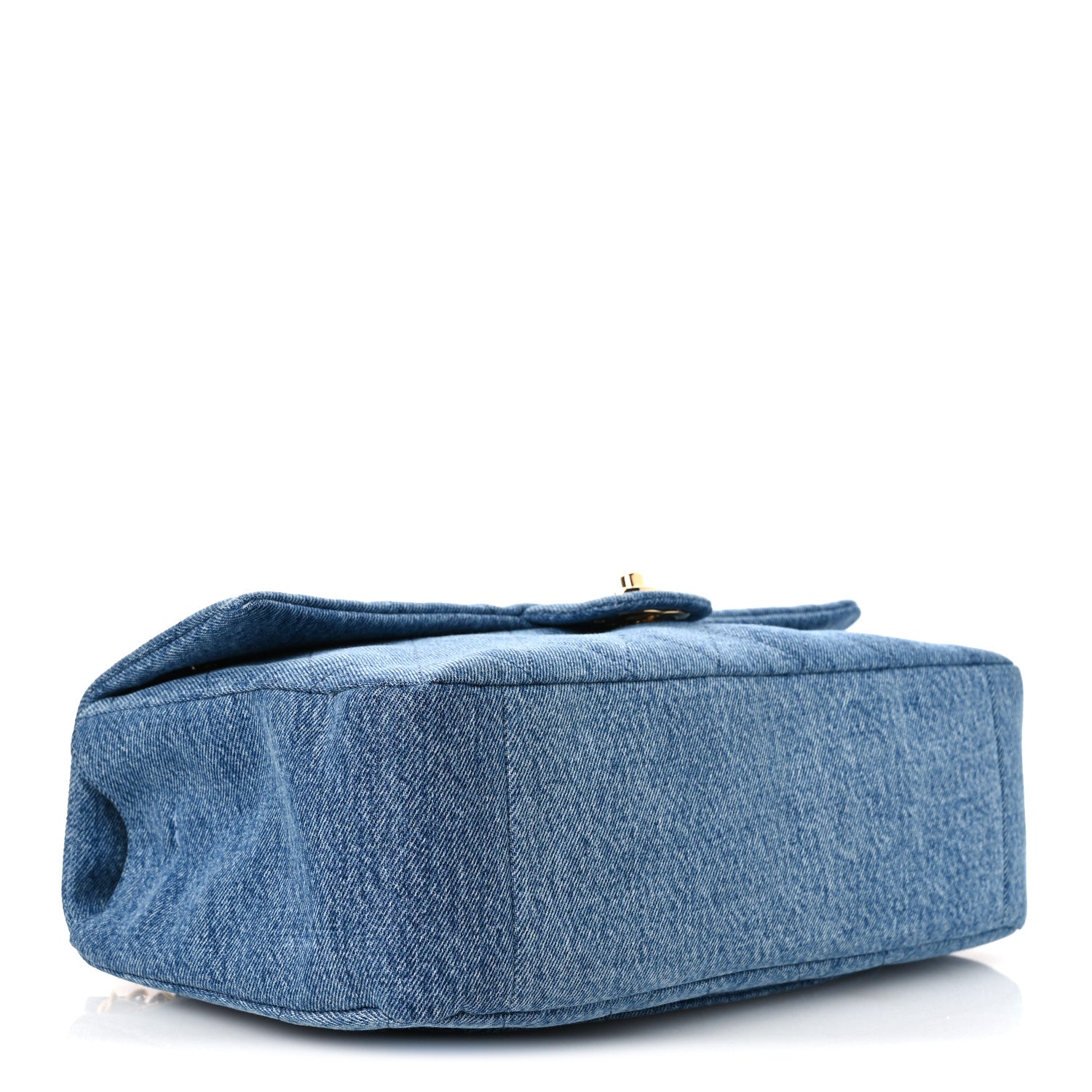 Chanel Denim Small Souplissimo Maxi Flap Blue 4 of 12