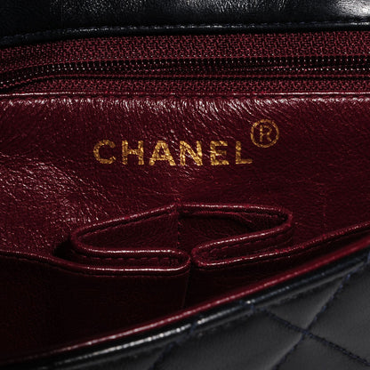 Chanel Lambskin Quilted Mini Square Flap Black 6 of 8