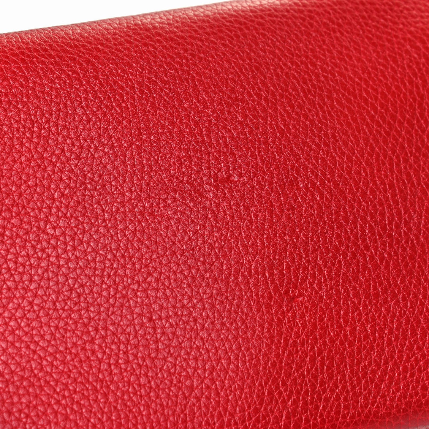 Calfskin GG Marmont Chain Wallet Vulcanic Red