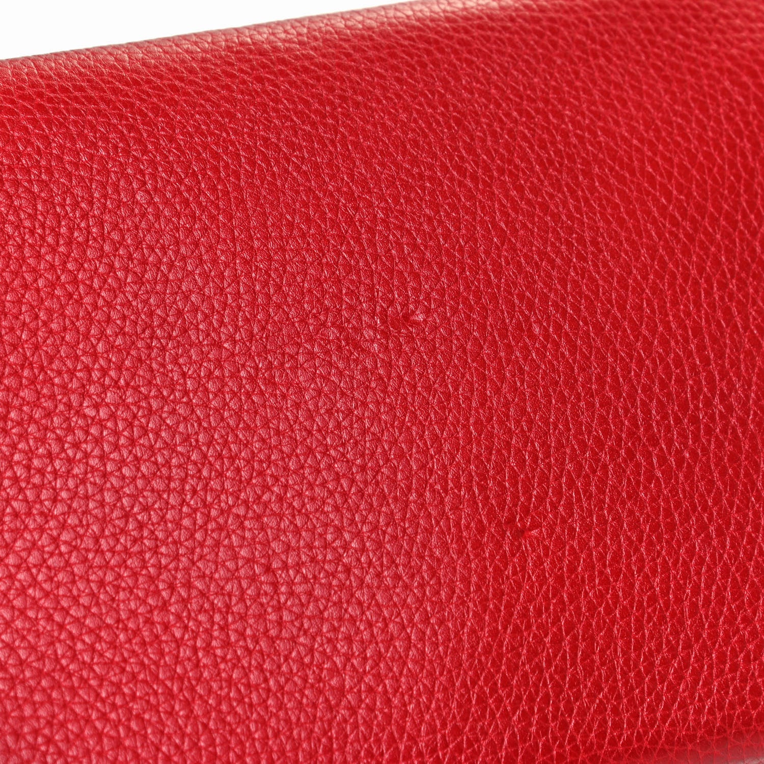 Gucci Calfskin GG Marmont Chain Wallet Vulcanic Red 5 of 6
