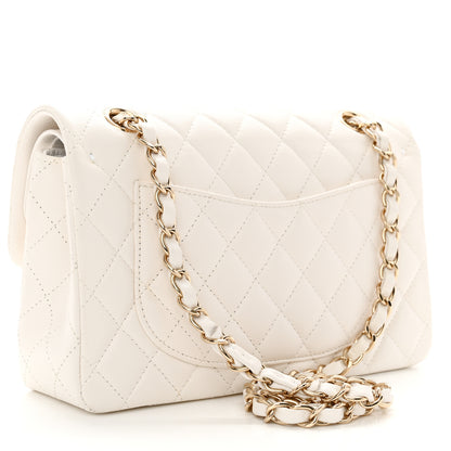 Chanel Caviar Quilted Small Double Flap White 3 of 10
