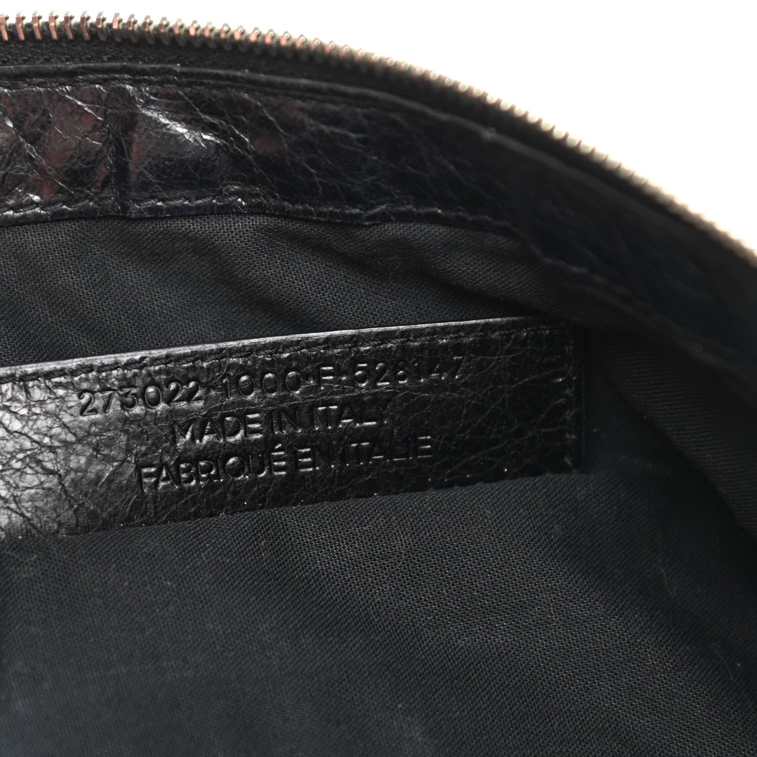 Balenciaga Agneau Arena Classic Hardware Medium Clip Black 7 of 10