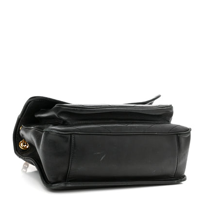 Saint Laurent Lambskin Matelasse Monogram Medium Niki Chain Satchel Black 4 of 15