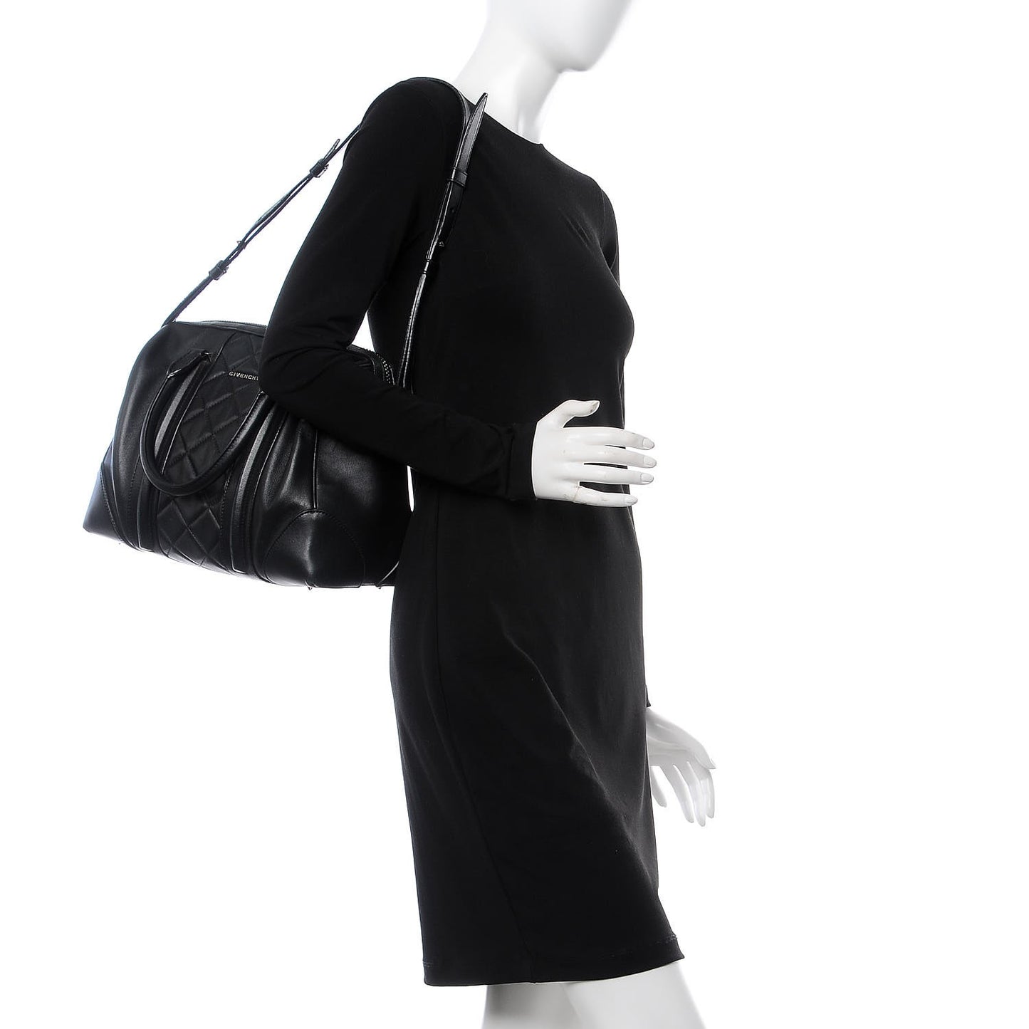 Lambskin Quilted Large Lucrezia Black