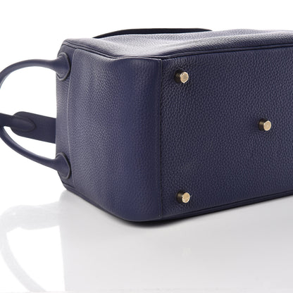 Hermes Taurillon Clemence Lindy 30 Bleu Encre 8 of 14