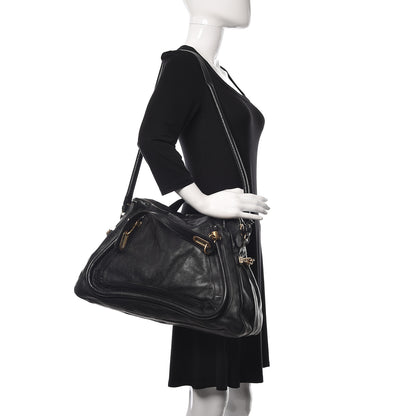 Chloe Calfskin Large Paraty Black 2 of 28