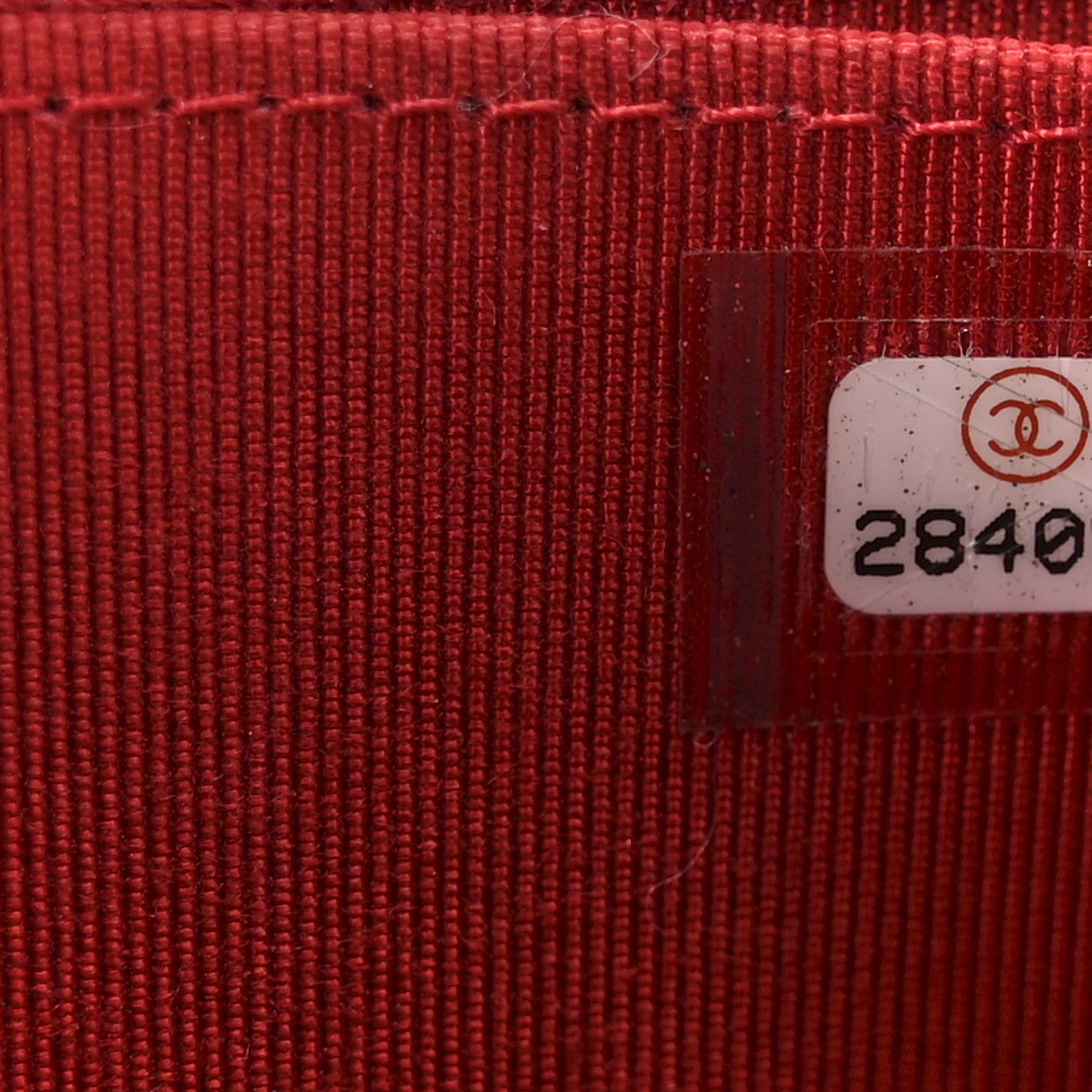 Chanel Caviar Quilted Zip Coin Purse Red 7 of 9