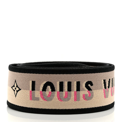 Louis Vuitton Jacquard Diane Shoulder Strap Black 2 of 4