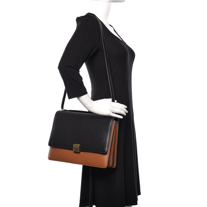 Celine Smooth Calfskin Bi-Color Large Case Camel 2 of 15