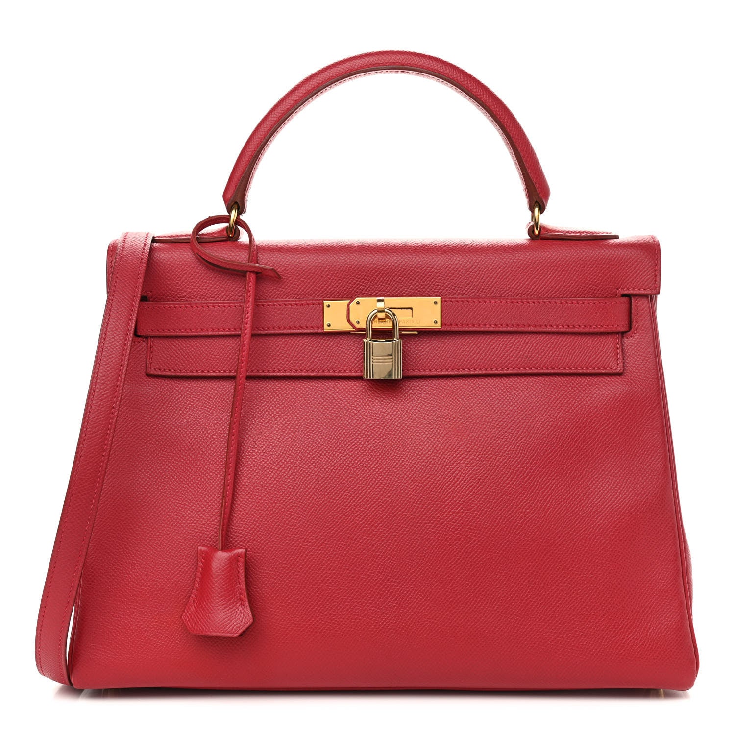 Hermes Epsom Kelly Retourne 32 Rouge Vif 1 of 14