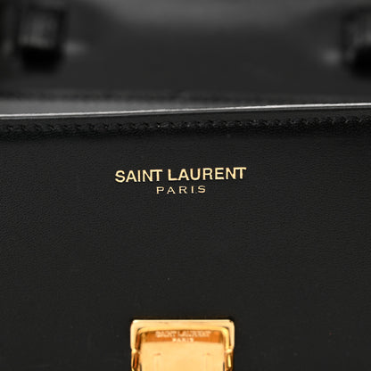 Saint Laurent Calfskin Mini High School Satchel Black 6 of 12