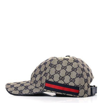 Gucci Monogram Web Baseball Hat L Beige Blue 3 of 8