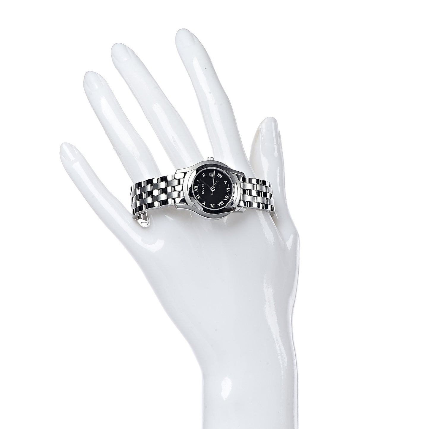 Stainless Steel 27mm 5500L Quartz Watch Black