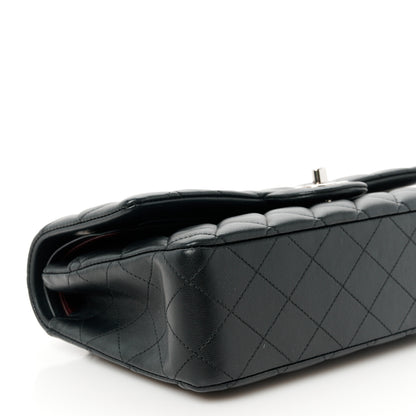 Chanel Lambskin Quilted Medium Double Flap Black 10 of 11