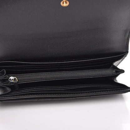 Gucci Calfskin Matelasse GG Marmont Continental Wallet Black 5 of 7