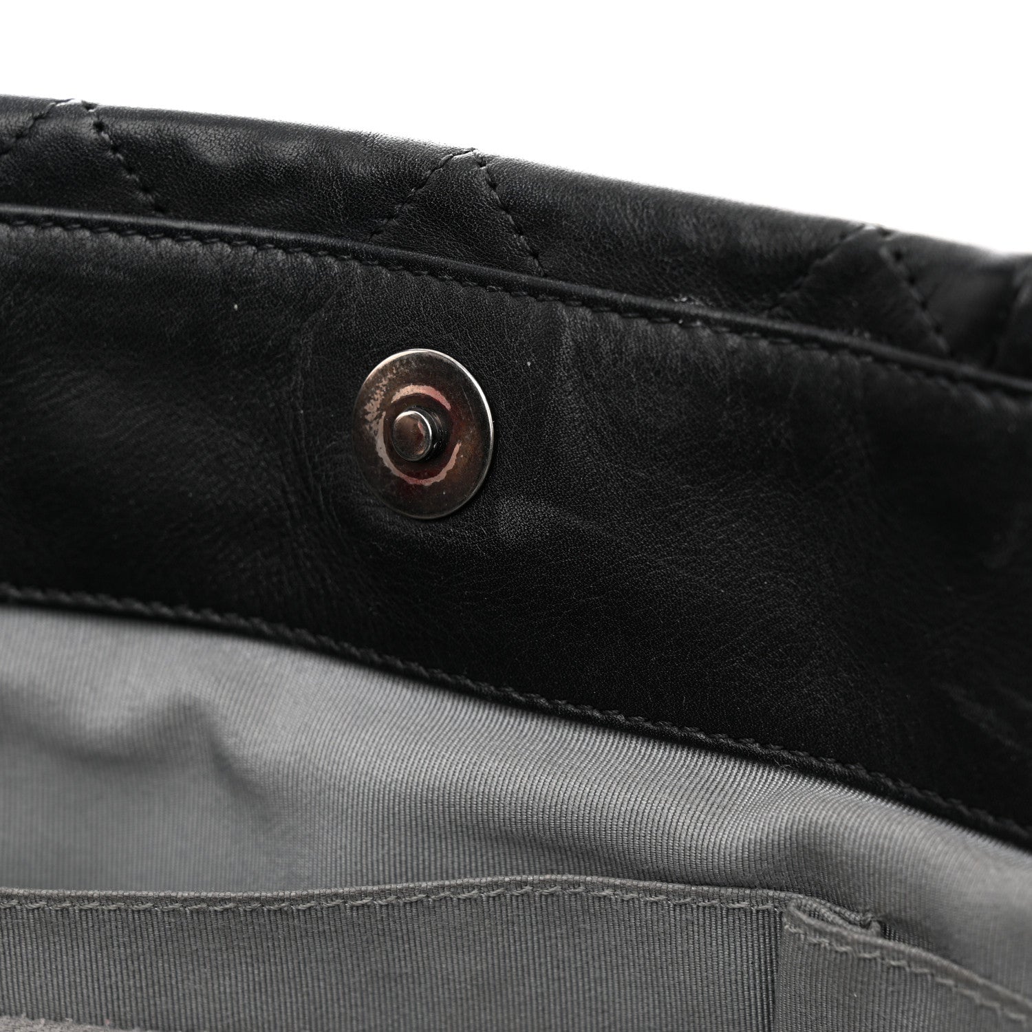 Chanel Calfskin Quilted Large Coco Pleats Tote Black 21 of 34