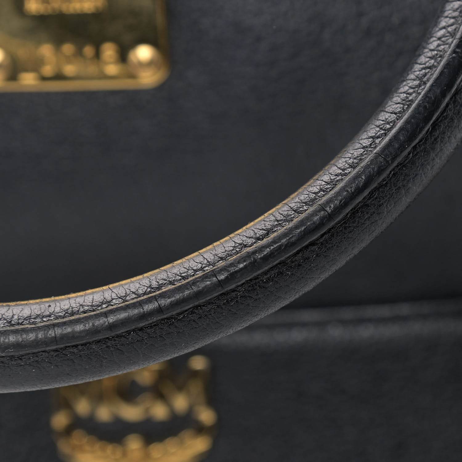 MCM Grained Calfskin Boston Bag 11 of 14