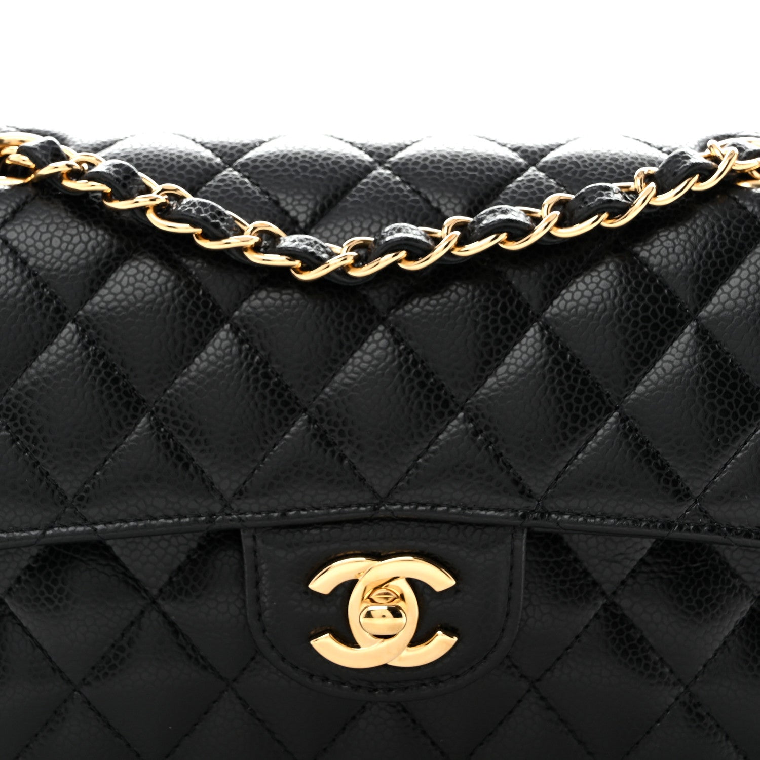 Chanel Caviar Quilted Small Double Flap Black 8 of 11