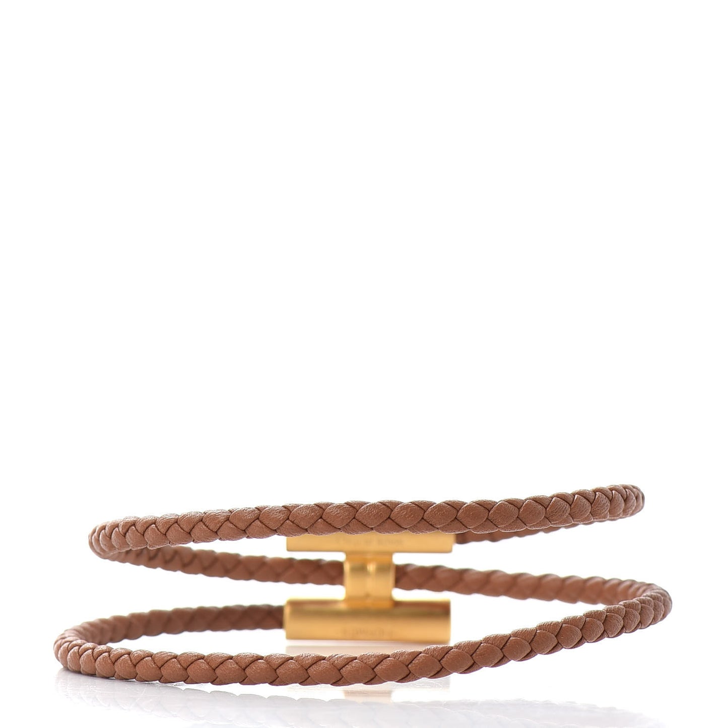 Swift Double Wrap Cord Tournis Tresse Bracelet T5 Gold