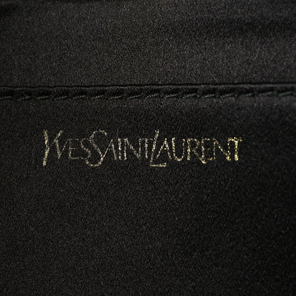 Saint Laurent Textured Patent Monogram Large Belle De Jour Clutch Black 6 of 9