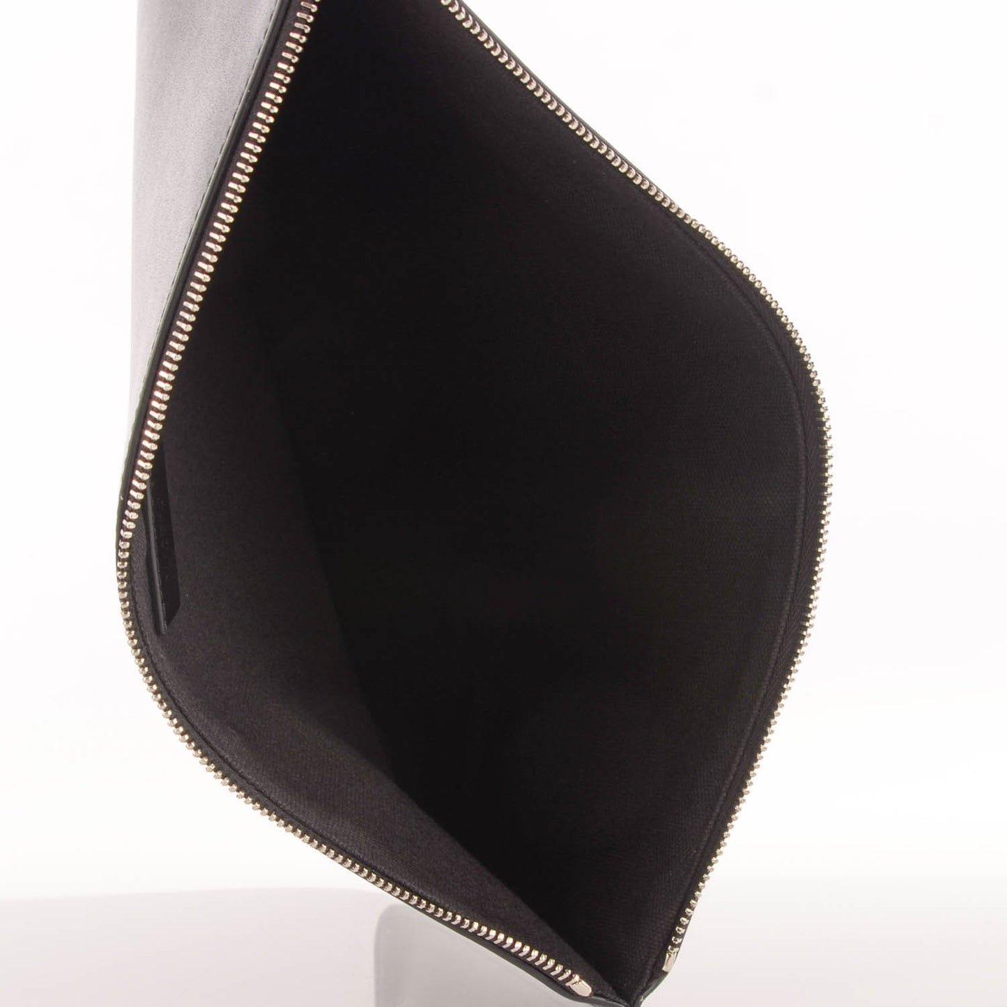 Smooth Calfskin Star Small Zip Pouch Black