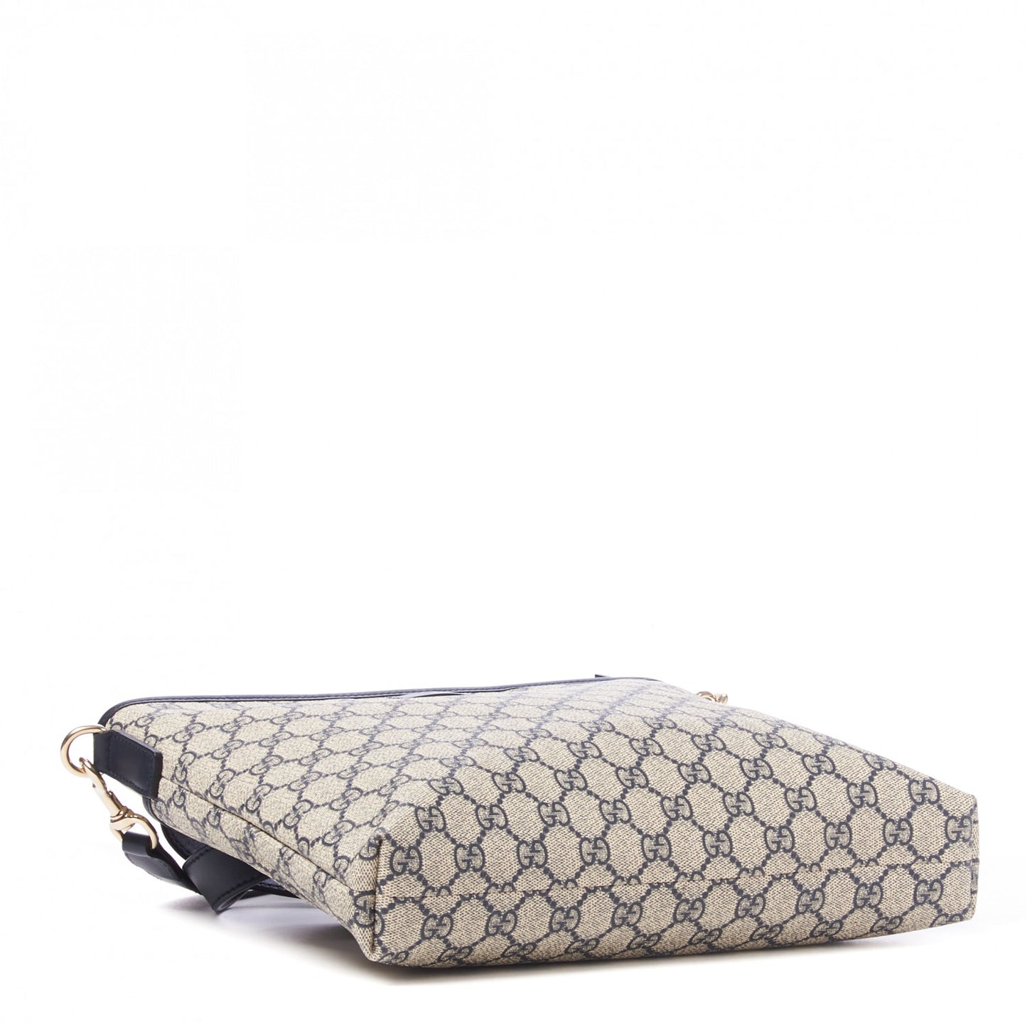 GG Plus Monogram Medium Flat Messenger Bag Navy