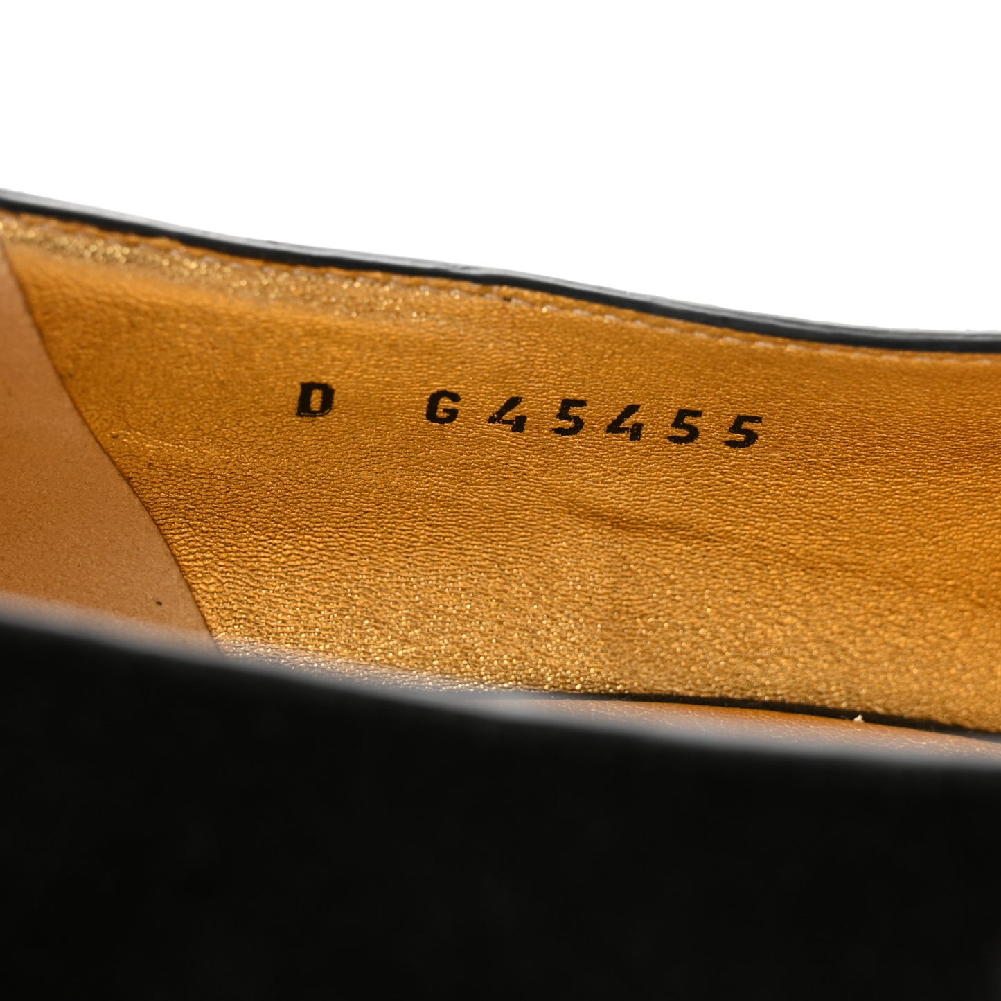 Suede Calfskin Pearl Shamrock CC Sandals 40.5 Black