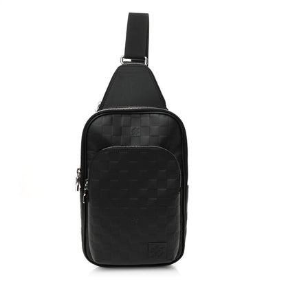 Louis Vuitton Damier Infini Avenue Sling Bag NM Onyx 1 of 9