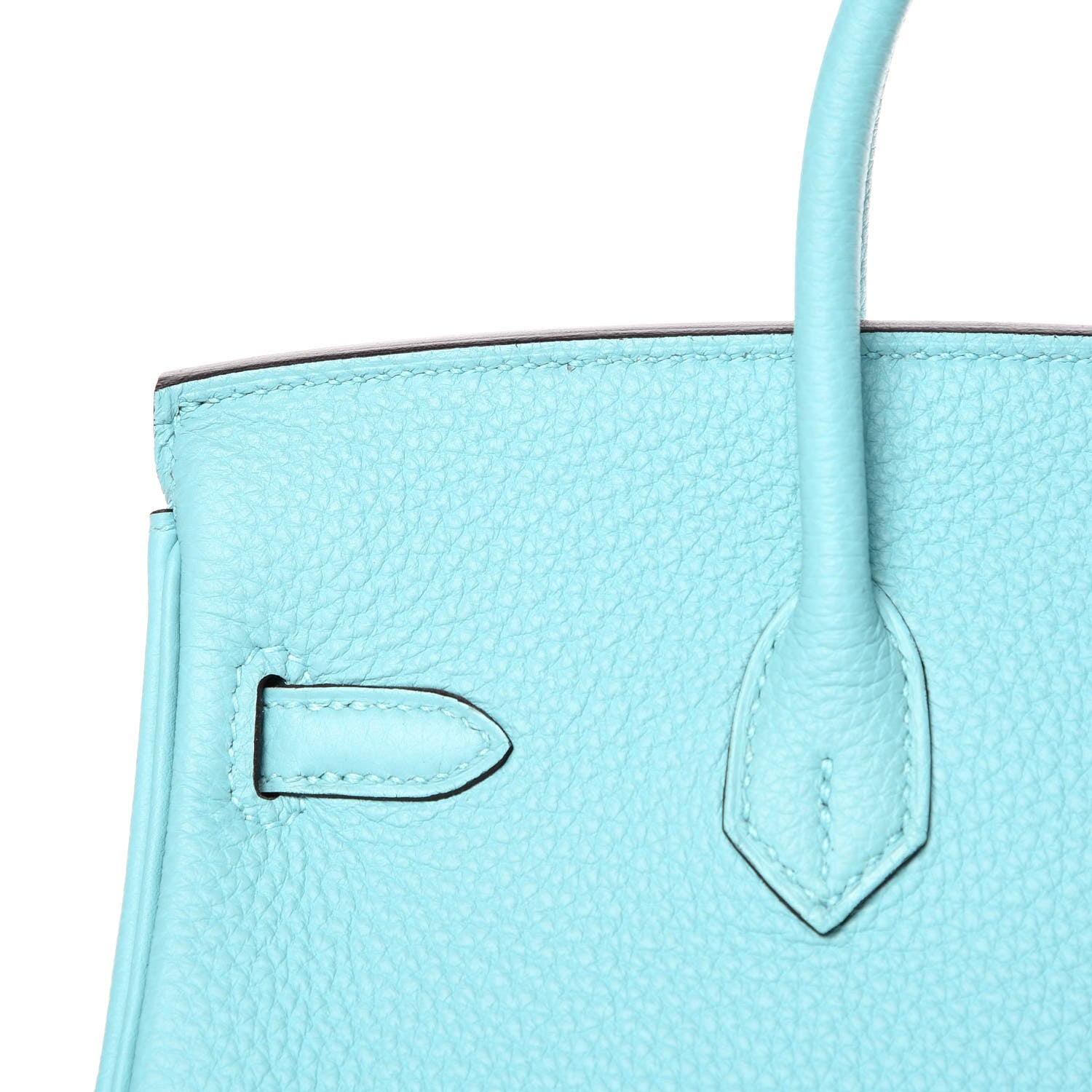 Hermes Togo Birkin 25 Bleu Atoll 9 of 33