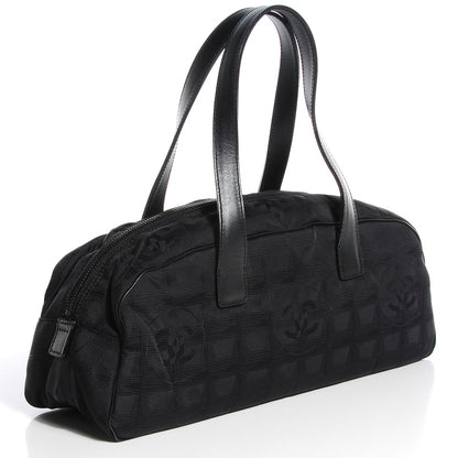 Chanel Nylon Travel Bowler Black 3 of 7