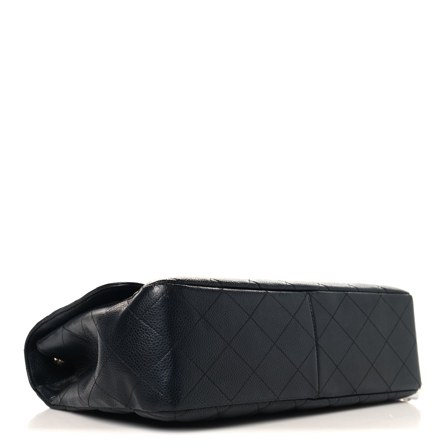 Caviar Quilted Jumbo Single Flap Black