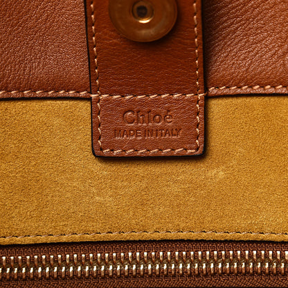 Chloe Smooth Calfskin Medium Milo Shopping Tote Caramel 6 of 10
