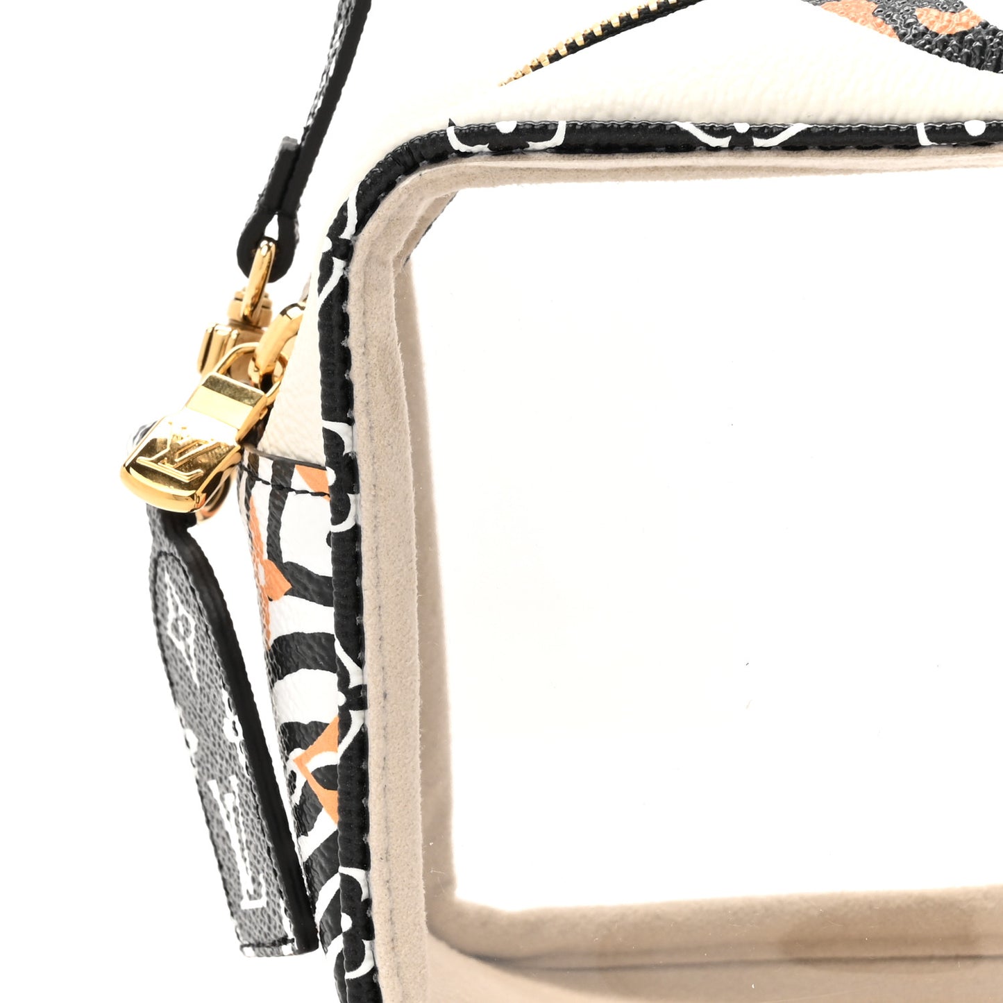 Monogram Giant Jungle Beach Pouch Ivory