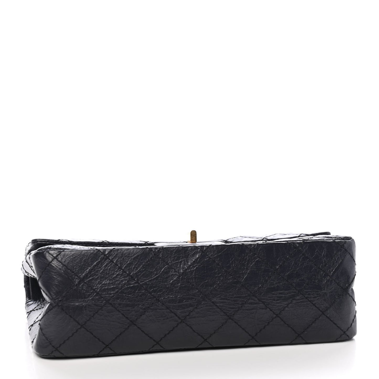 Aged Calfskin Quilted 2.55 Reissue 225 Flap Navy